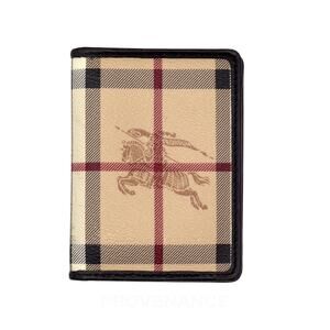 🔴 Burberry Pocket Organizer Wallet - Haymarket Check Black